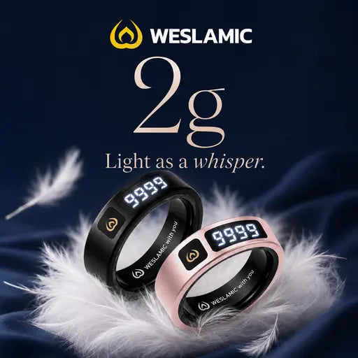 Bague intelligente  avec écran led pour la prière